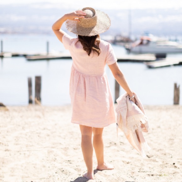 PRIV Clothing Hamptons Linen Dress XL Jilly Box - Picture 3 of 5